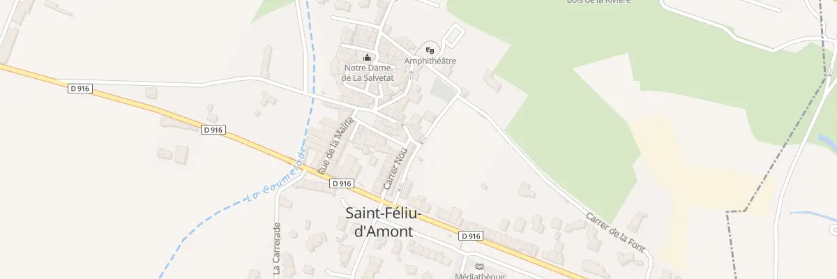 Plan du 114 Village à Saint-Féliu-d’Amont