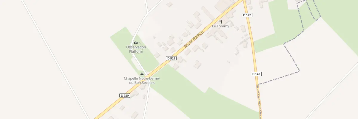 Plan du 239 Rte d’Albert à Pozières