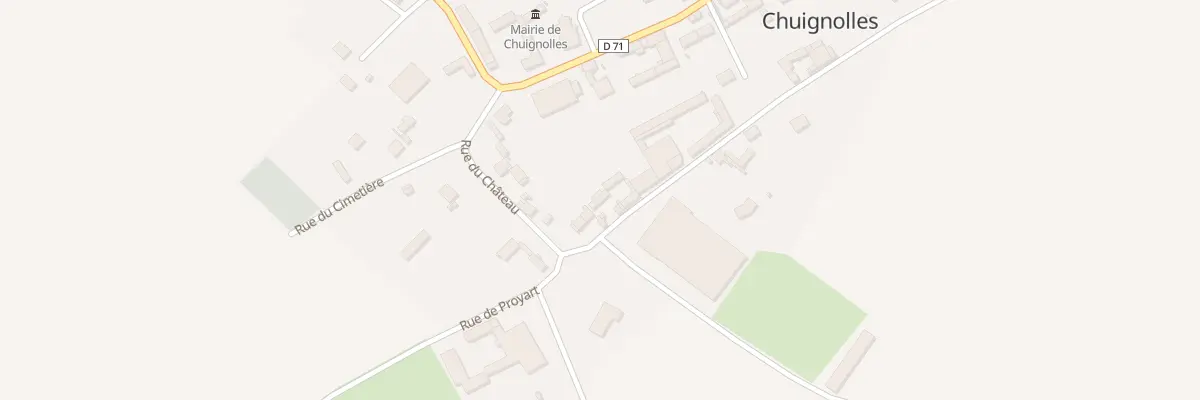Plan du 5 Rue de Montillon à Chuignolles