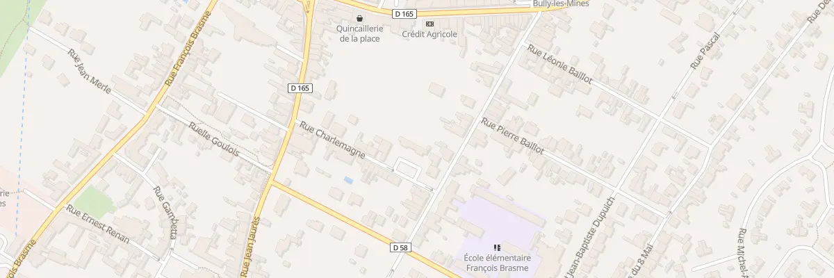Plan du 30B Rue Léon Baillot à Bully-les-Mines