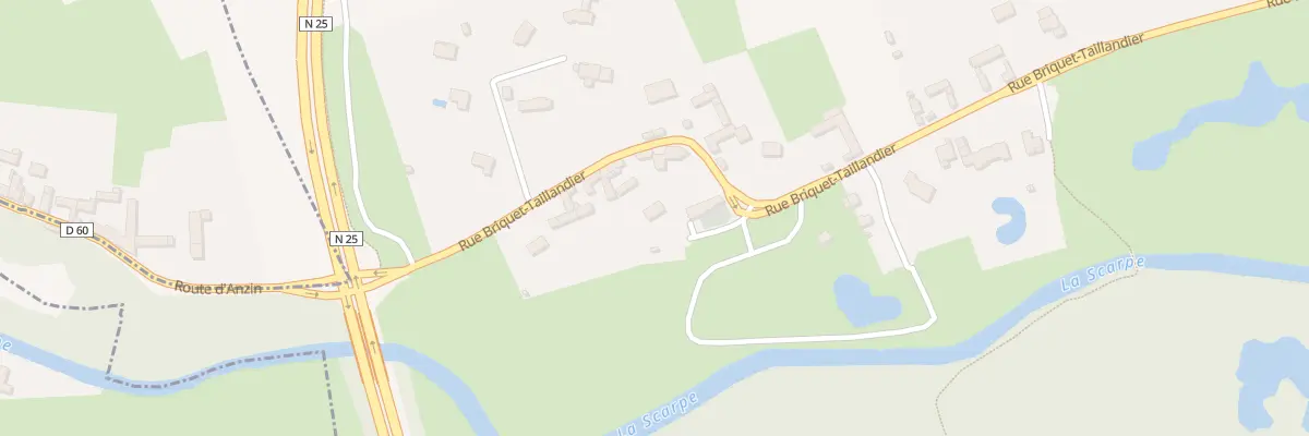 Plan du 60 Rue Briquet Taillandier à Anzin-Saint-Aubin