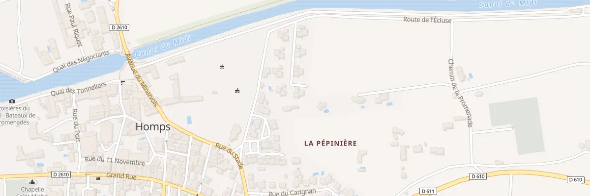 Plan du 8 Rue du Grenache à Homps