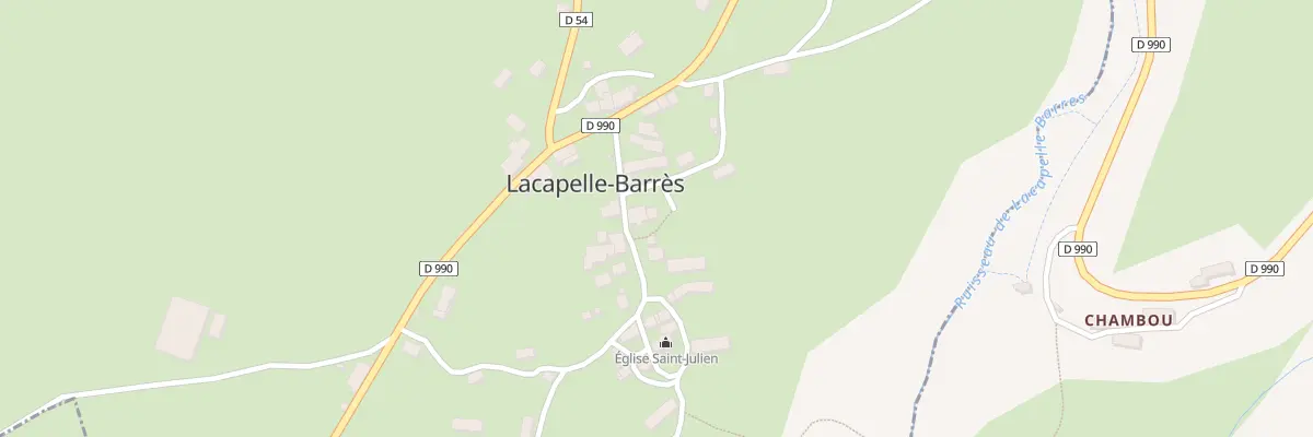 Plan du 19 Rue de la Fontaine à Lacapelle-Barrès