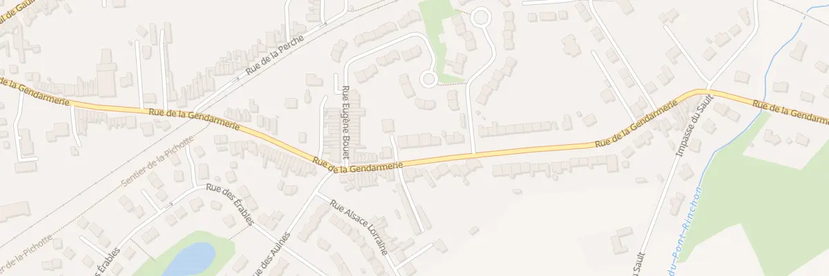 Plan du 105 Rue de la Gendarmerie à La Gorgue