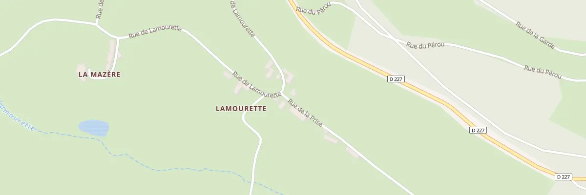 Plan du 5022 Lamourette à La Cellette