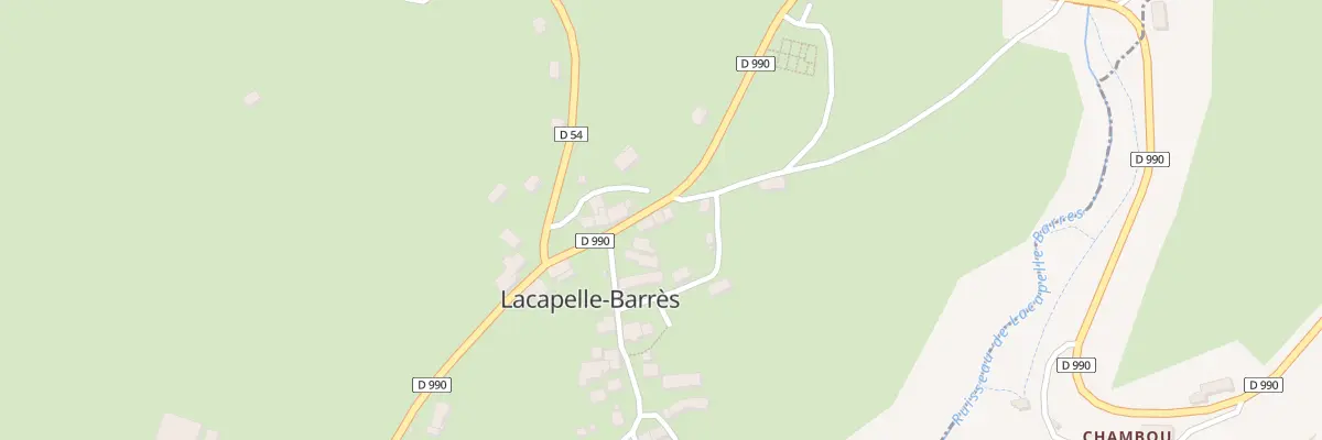 Plan du 1 Rue de la Fontaine à Lacapelle-Barrès