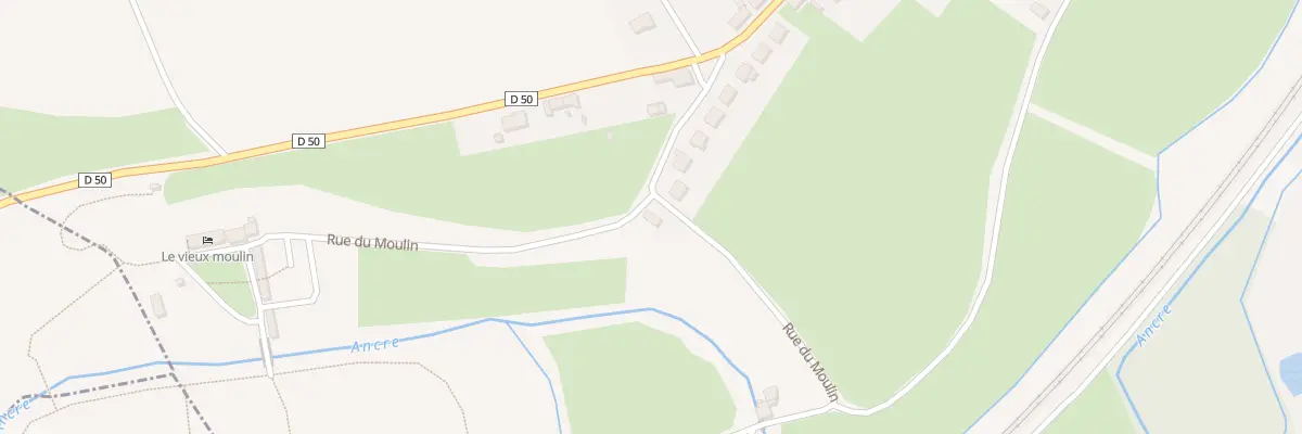 Plan du 8 Rue du Moulin à Miraumont