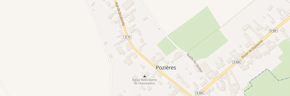 Plan du 84 Rue Boulleville à Pozières