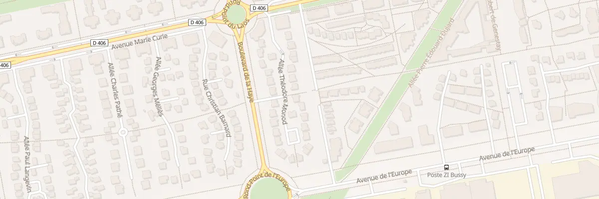 Plan du 18 All Theodore Monod à Bussy-Saint-Georges