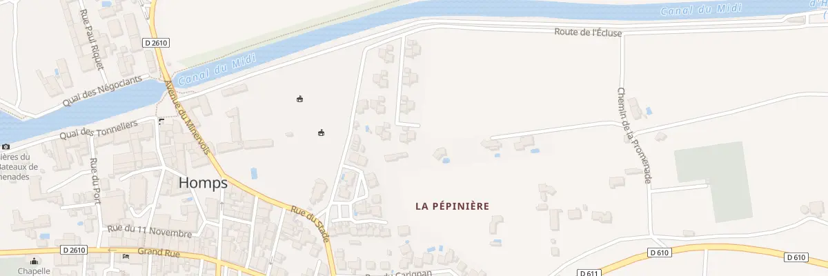 Plan du 7 Rue du Grenache à Homps