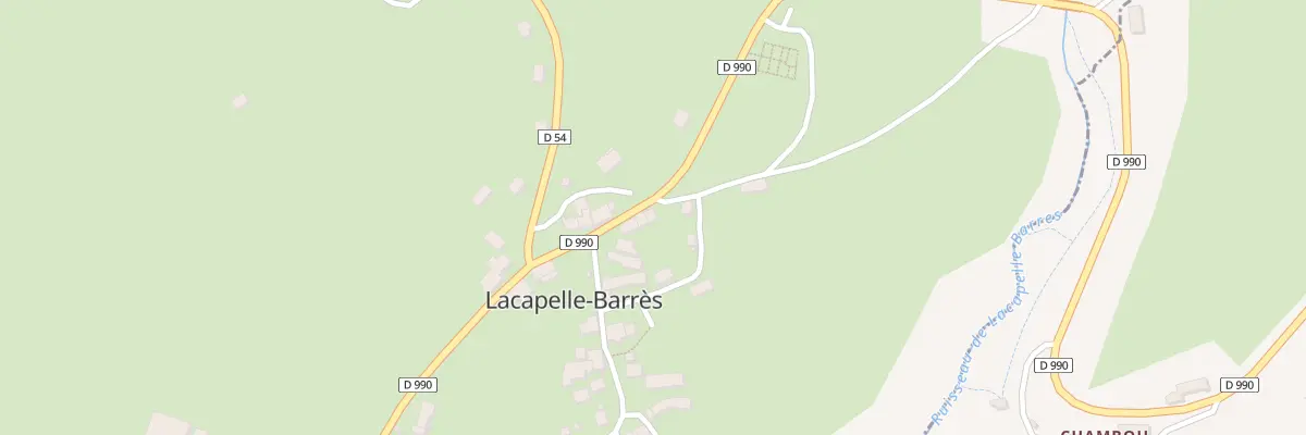 Plan du 5036 Le Bourg à Lacapelle-Barrès