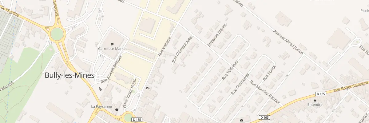 Plan du 6 Rue Clément Ader à Bully-les-Mines