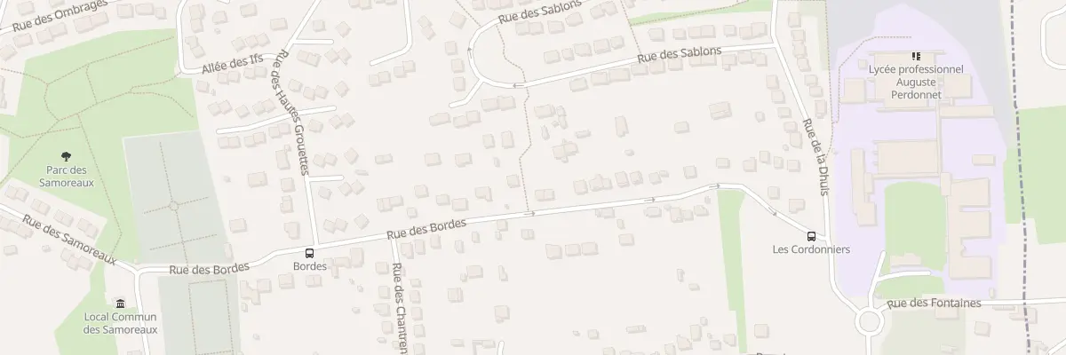 Plan du 55 Rue des Bordes à Thorigny-sur-Marne