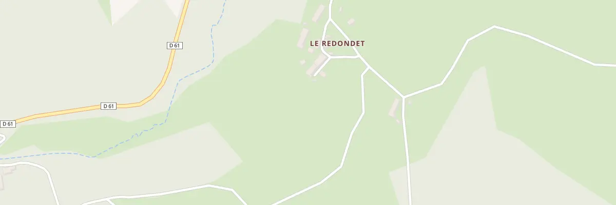 Plan du 5283 Le Redondet à Cisternes-la-Forêt