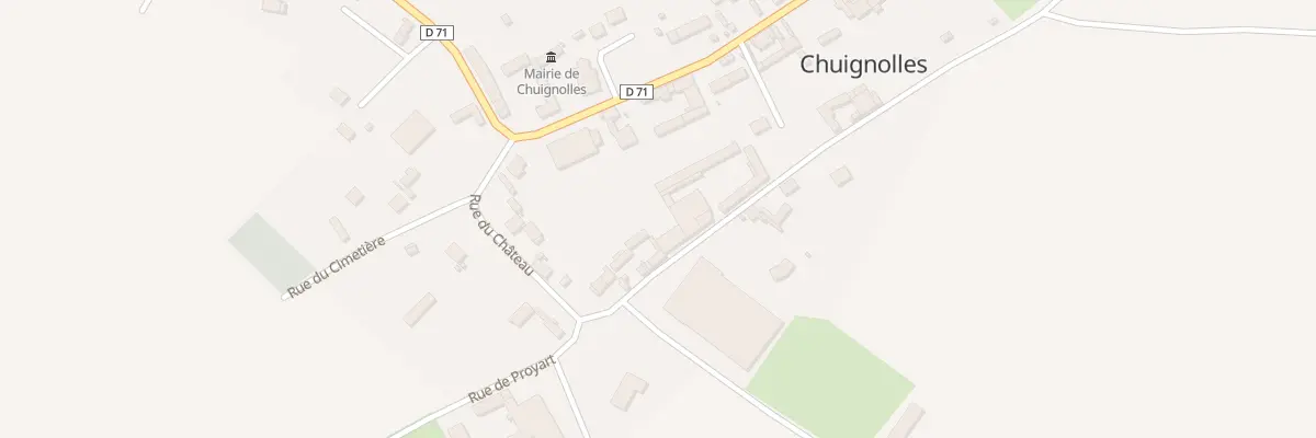 Plan du 9 Rue de Montillon à Chuignolles