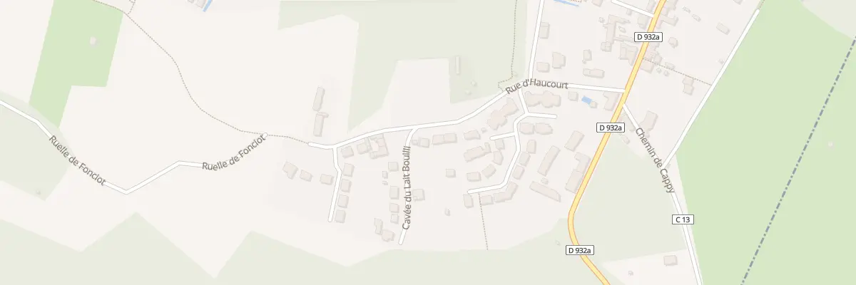 Plan du 219 Rue d’Haucourt à Verberie