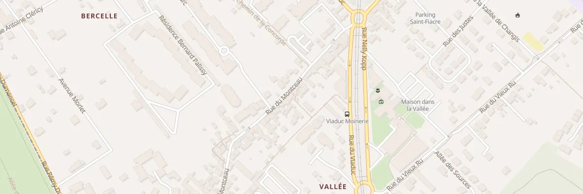 Plan du 94 Rue du Montceau à Avon