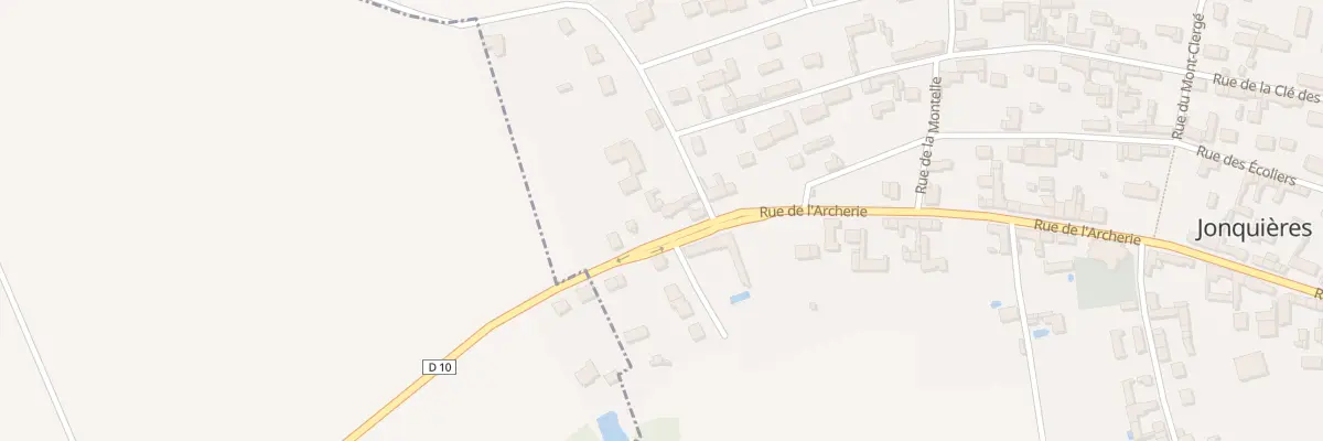 Plan du 36 Rue de l’Archerie à Jonquières