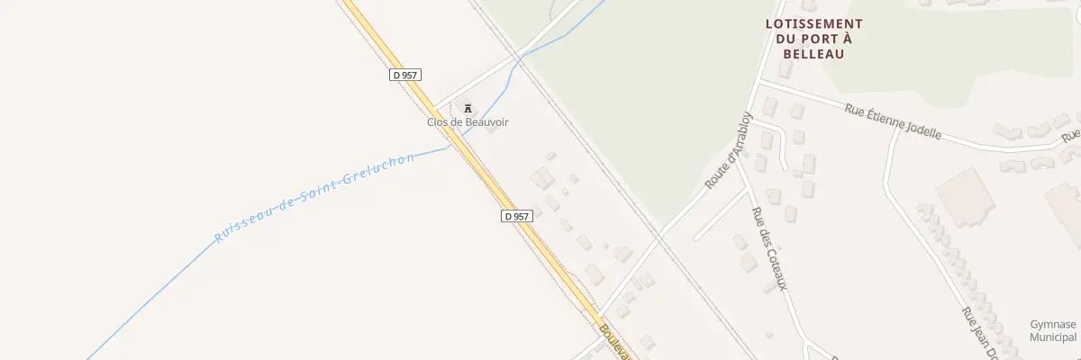 Plan du 10 Clos de Beauvoir à Briare