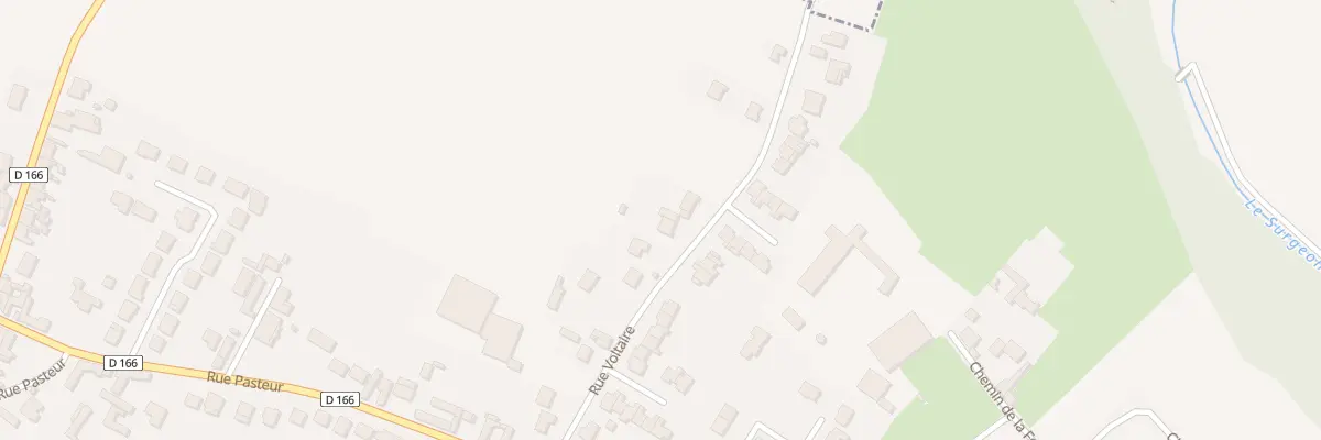 Plan du 25 Rue Voltaire à Mazingarbe