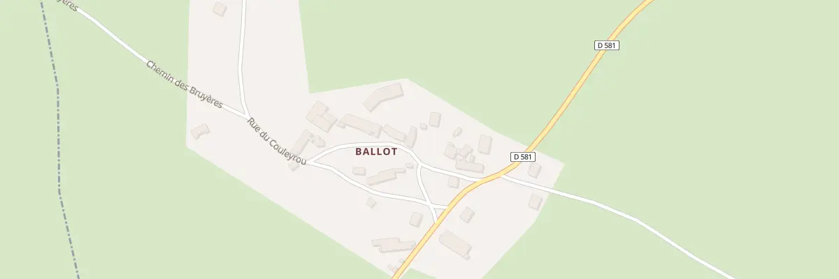Plan du 5145 Ballot à La Goutelle
