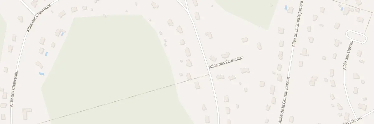 Plan du 59 All des Ecureuils à Boismorand