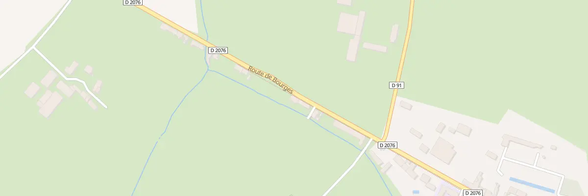 Plan du 63 Rte de Bourges à Blet