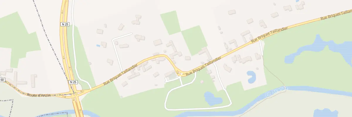 Plan du 91 Rue Briquet Taillandier à Anzin-Saint-Aubin