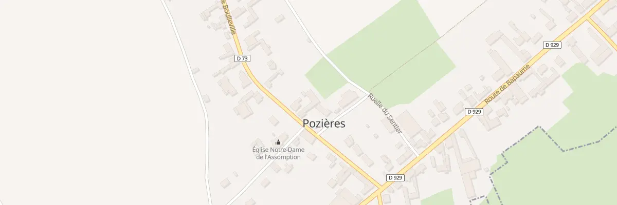 Plan du 34 Rue Boulleville à Pozières