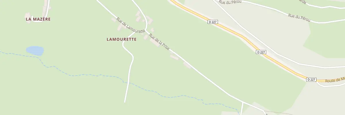 Plan du 5020 Lamourette à La Cellette