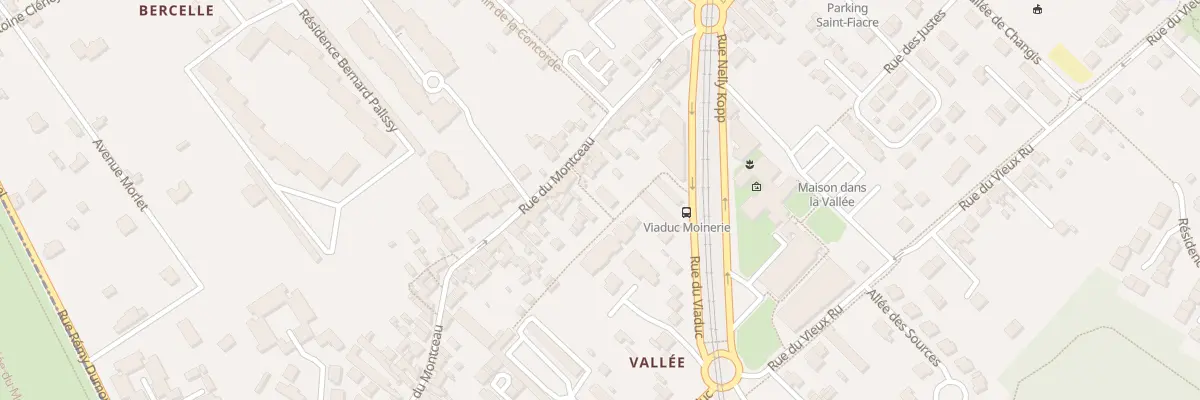 Plan du 96 Rue du Montceau à Avon
