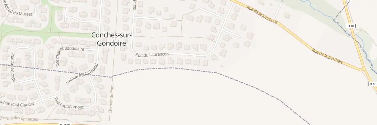 Plan du 36 Rue du Laurençon à Conches-sur-Gondoire
