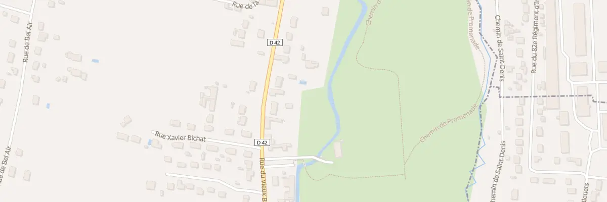 Plan du 25 Rue du Vieux Bourg à Villemandeur