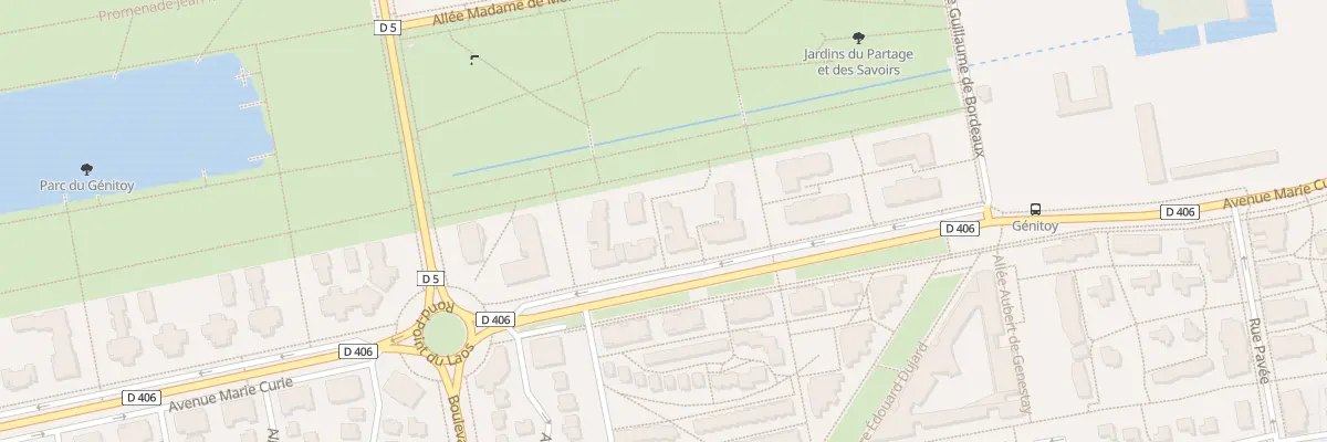Plan du 75 Av Marie Curie à Bussy-Saint-Georges