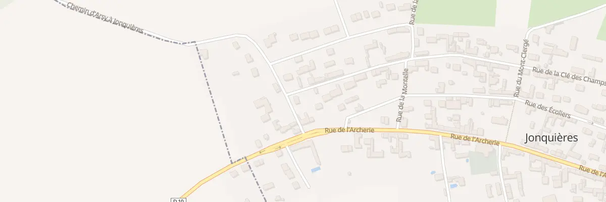 Plan du 55 Rue de la Clé des Champs à Jonquières
