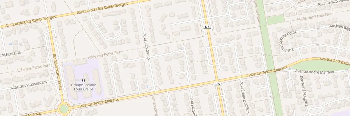 Plan du 8 Rue Henri Desgrange à Bussy-Saint-Georges