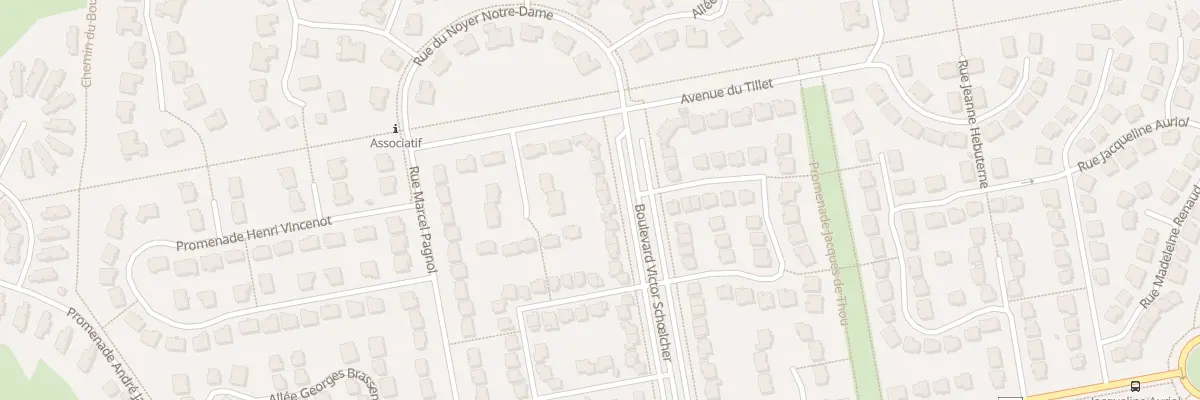 Plan du 8 Bd Victor Schoelcher à Bussy-Saint-Georges