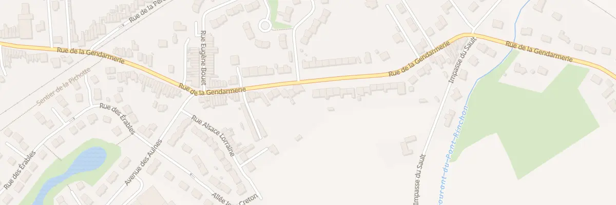 Plan du 126 Rue de la Gendarmerie à La Gorgue