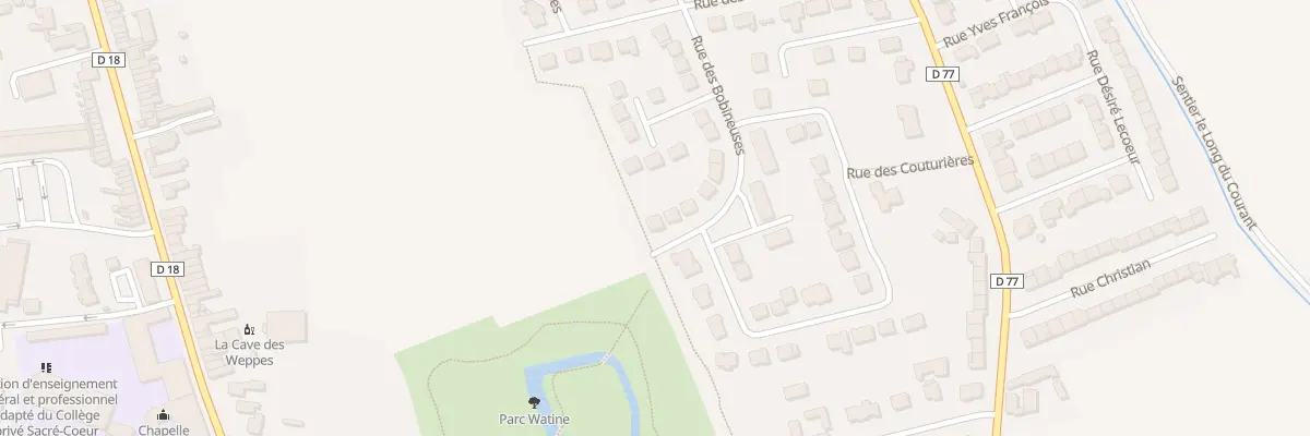 Plan du 24 Rue des Bobineuses à Estaires