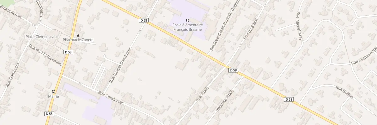 Plan du 40B Rue Edmond Debeaumont à Bully-les-Mines