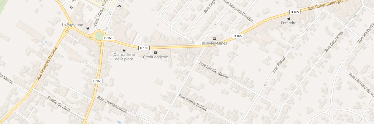 Plan du 10 Rue Léon Baillot à Bully-les-Mines