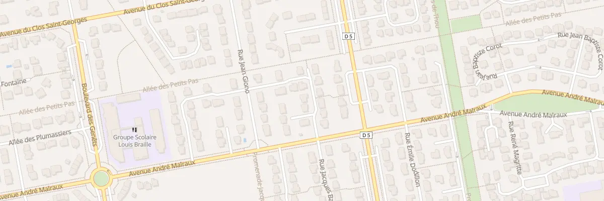 Plan du 4 Rue Henri Desgrange à Bussy-Saint-Georges