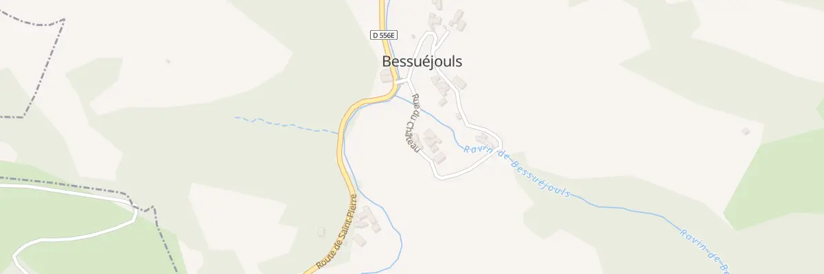 Plan du 87 Rue du Chateau à Bessuéjouls