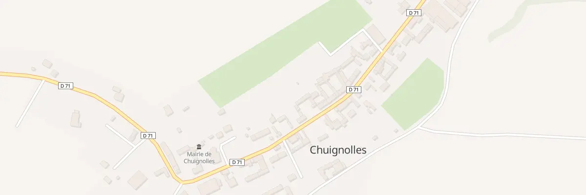 Plan du 23 Gr Grande Rue à Chuignolles