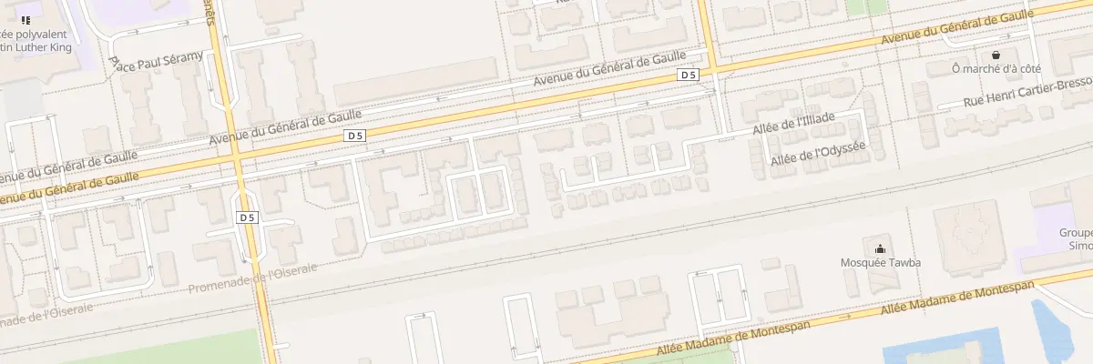 Plan du 20 All Antoine Bourdelle à Bussy-Saint-Georges