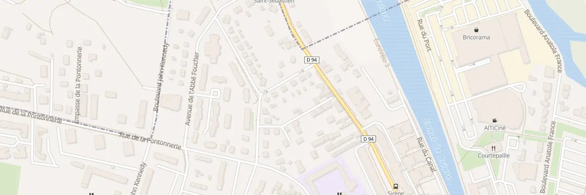 Plan du 11 Rue Emile Moreau à Montargis