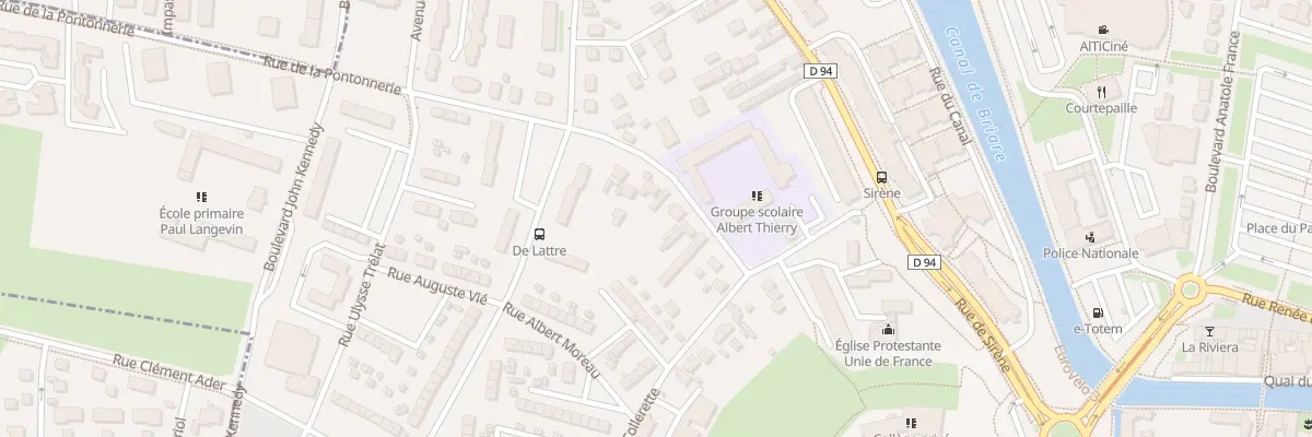 Plan du 23 Rue de la Pontonnerie à Montargis