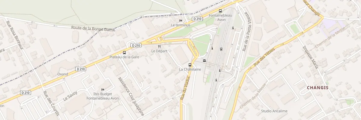 Plan du 16 Rue de la Gare à Avon