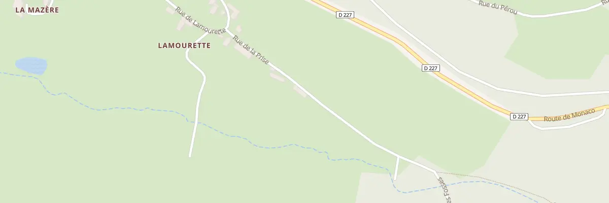 Plan du 5119 Lamourette à La Cellette