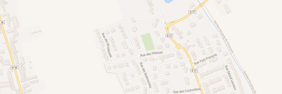 Plan du 2 Rue des Bourreliers à Estaires